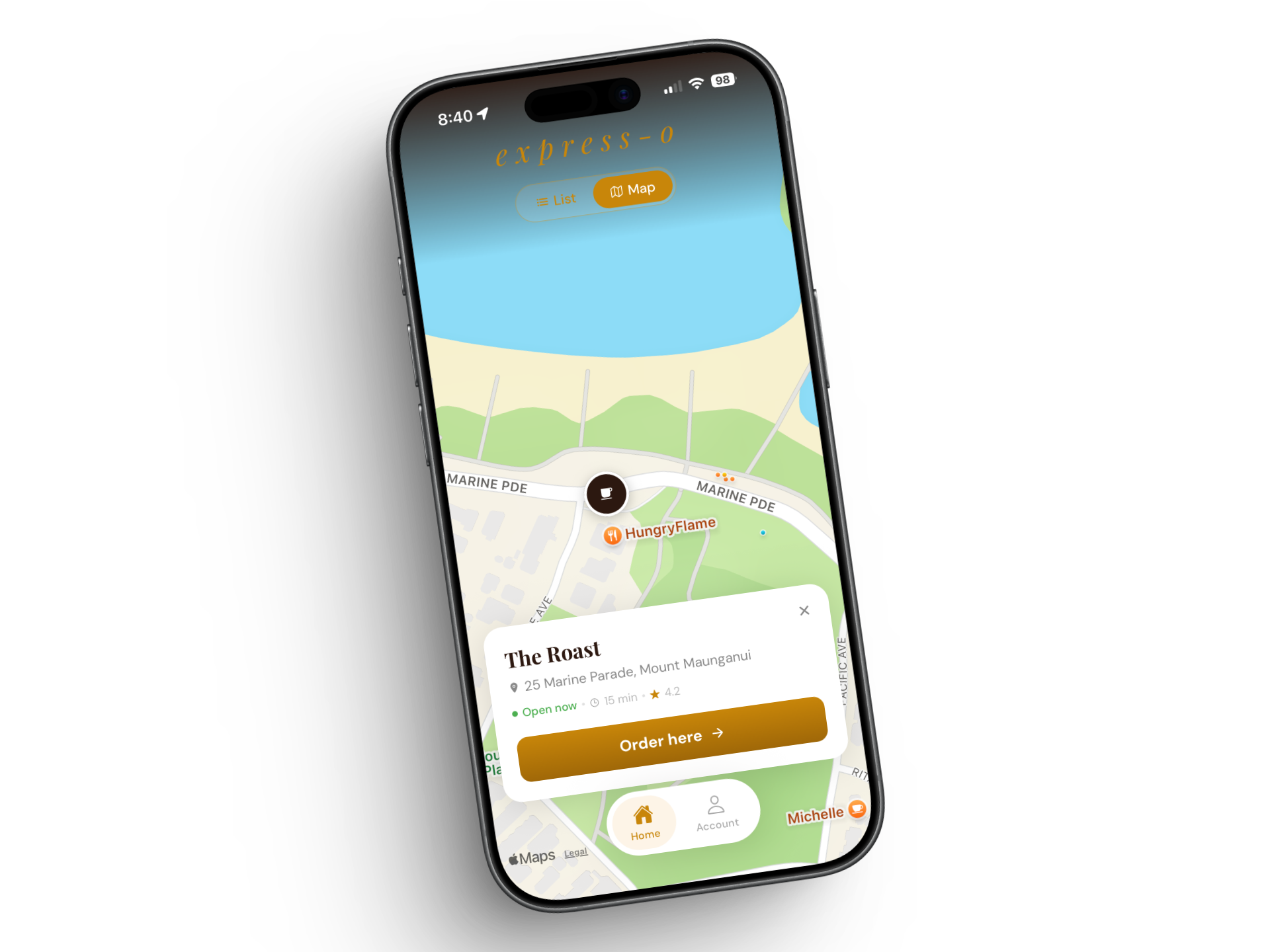 Browse cafés near you